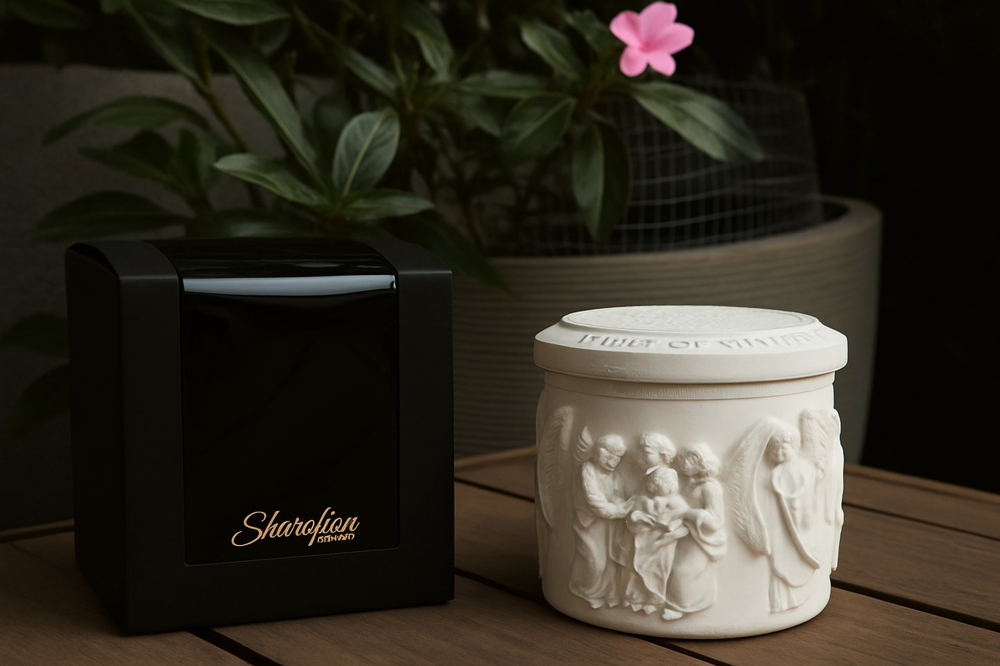 Greek Angel Relief Aroma Candle: Citrus Agave Scented Gypsum Home Decor